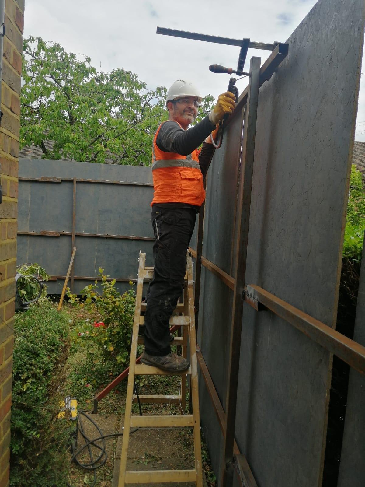 Bespoke steel gate fabrication
