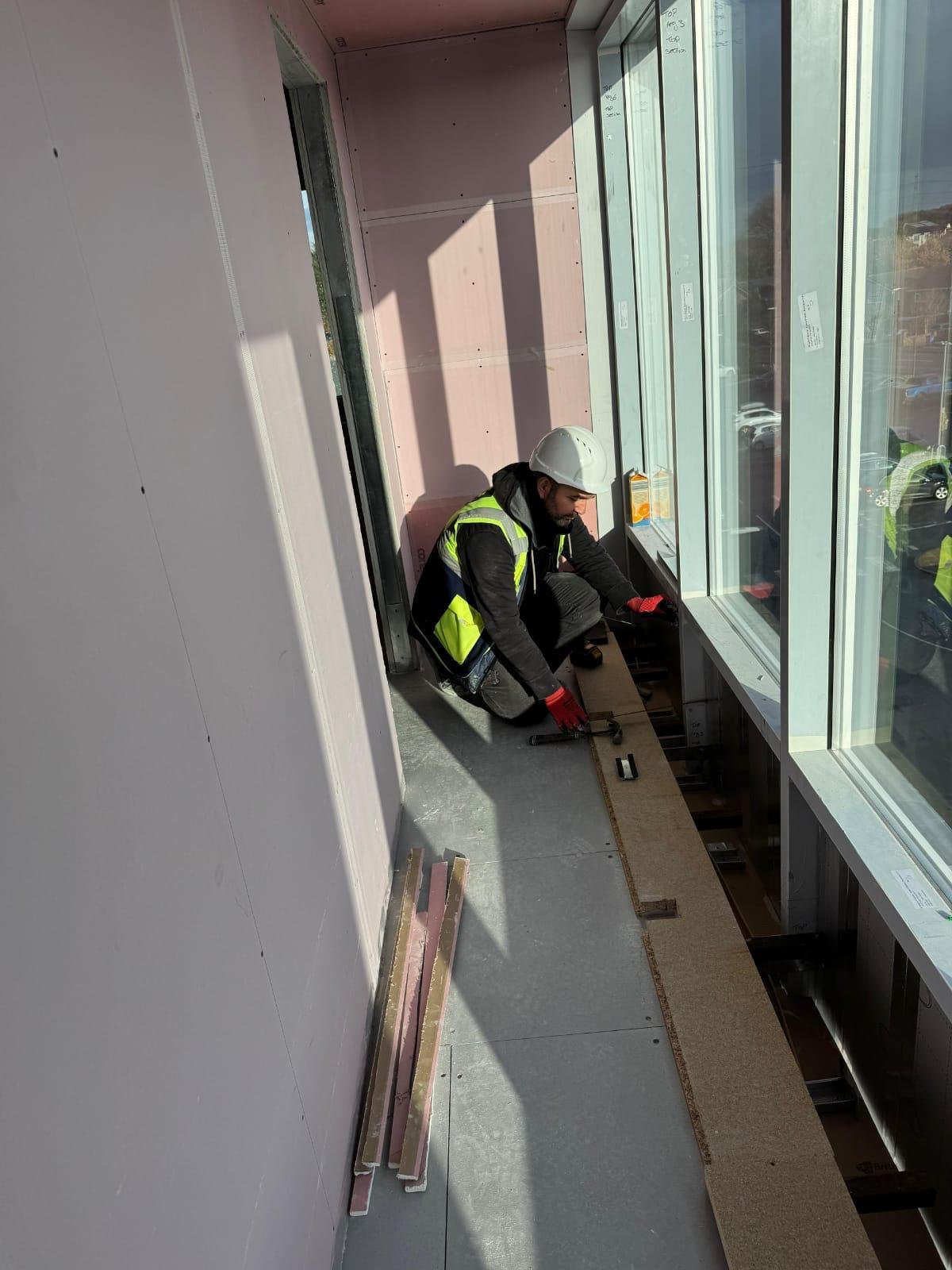 RCP Metal on-site installation work